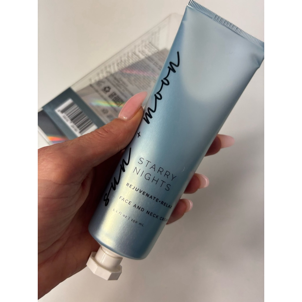 Sun + Moon Face and Neck Cream 5.1 fl oz Blue New In Box